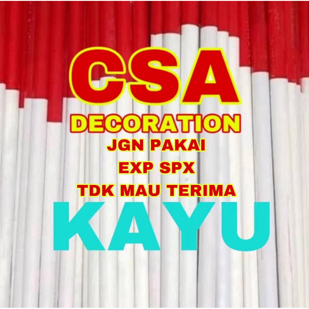 

TONGKAT KAYU PRAMUKA MERAH PUTIH 160 CM