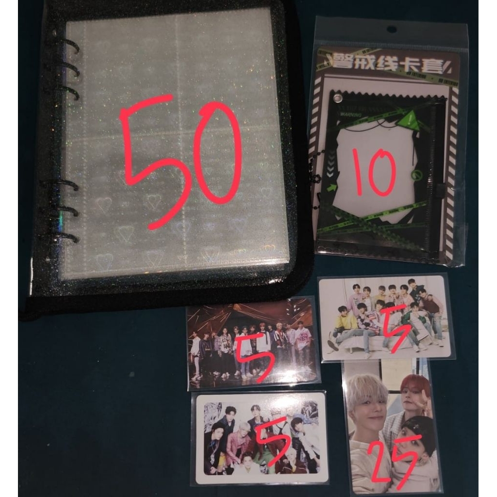 

binder dan binder Sleeve isi 20 preloved