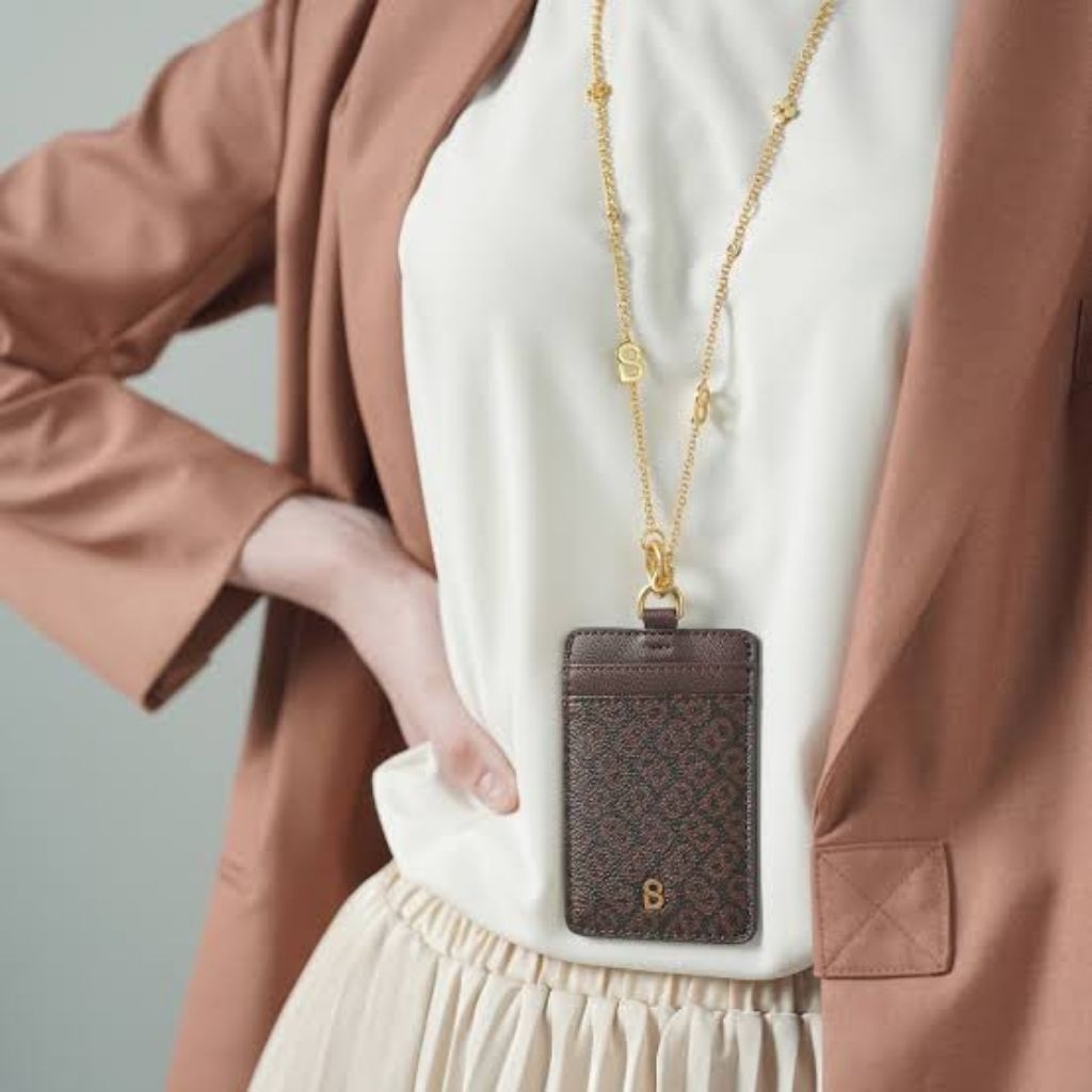 

NEW Buttonscarves Izzy Lanyard - BROWN