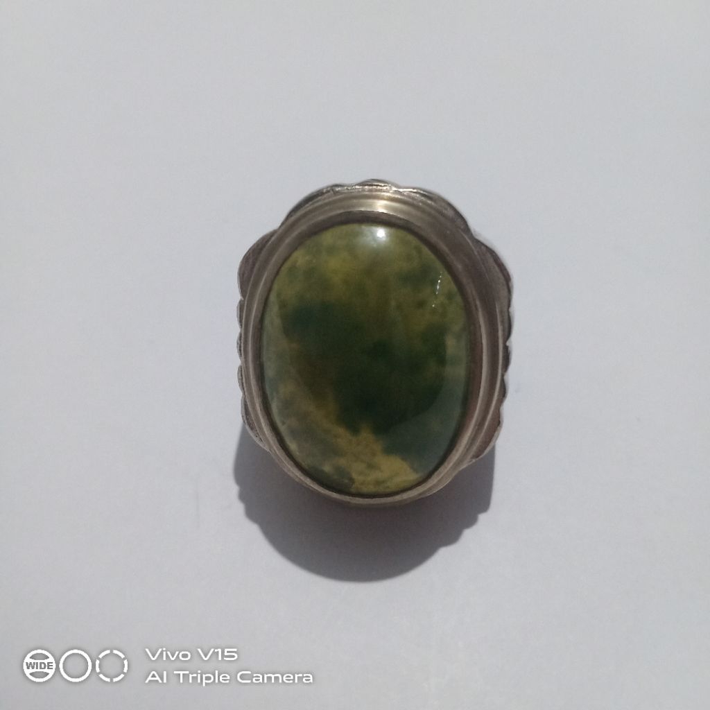 Cincin Batu Akik Lumut Sungai Dareh