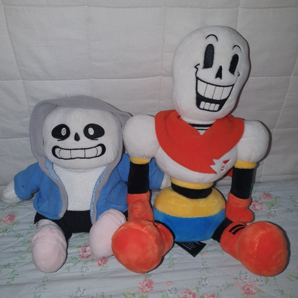 Boneka Undertale Sans and Papyrus original