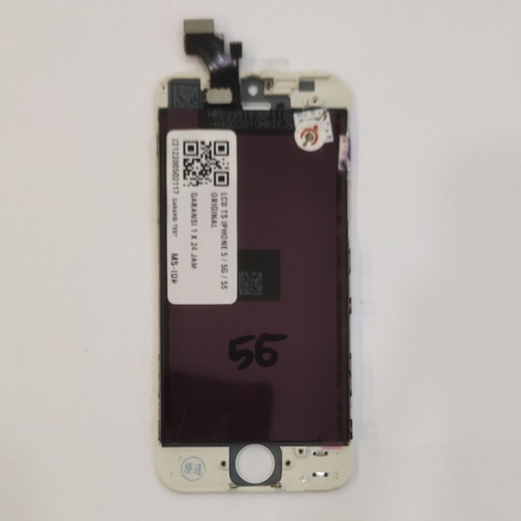 LCD TS IPHONE 5 / LCD IPHONE 5G / LCD TOUCHSCREEN IPHONE 5S PUTIH ORIGINAL OEM TESTED 100%
