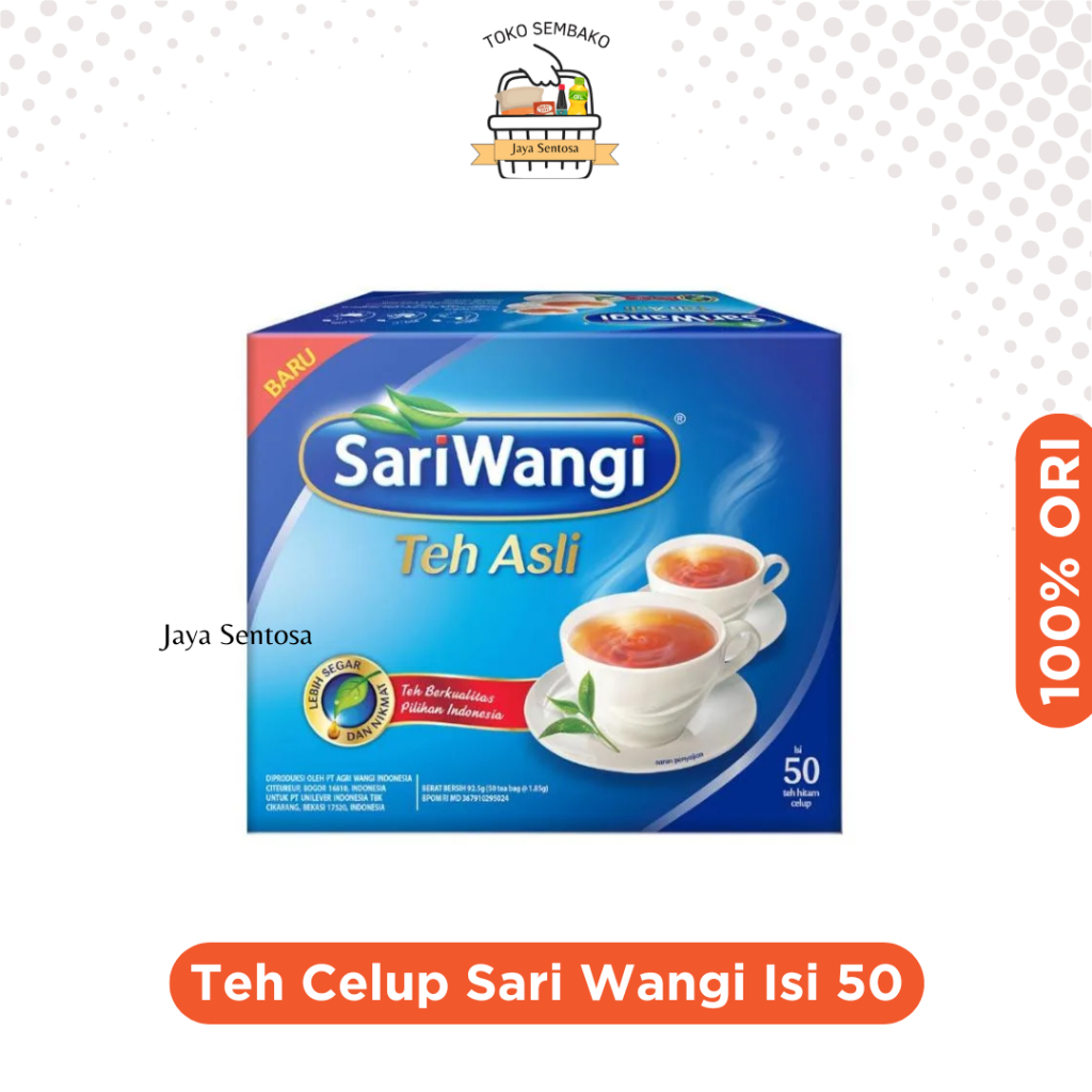 

Teh Celup Sariwangi Isi 50 kantong Teh Kotak Sari Wangi Teh Asli