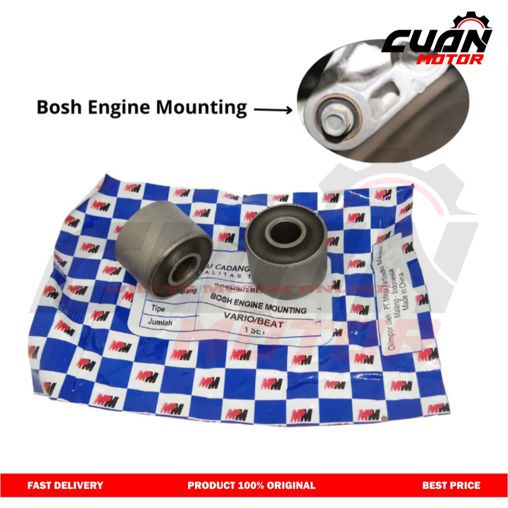 BOSH ENGINE MOUNTING VARIO BEAT SET MPM  BOS AYUNAN MESIN VARIO BEAT