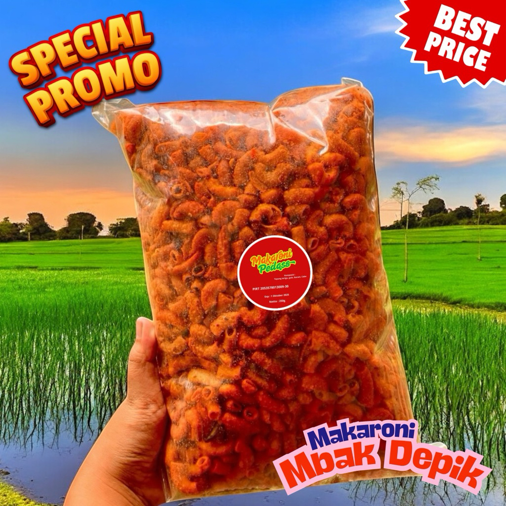 

Ngemil Irit Makaroni Ekstra Pedas Surabaya – 250gr Cuma Segini!