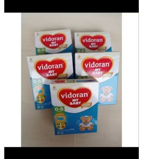 SUSU VIDORAN MY BABY UNTUK ANAK USIA 0-6 BULAN BERAT 125 GRAM (5PCS)