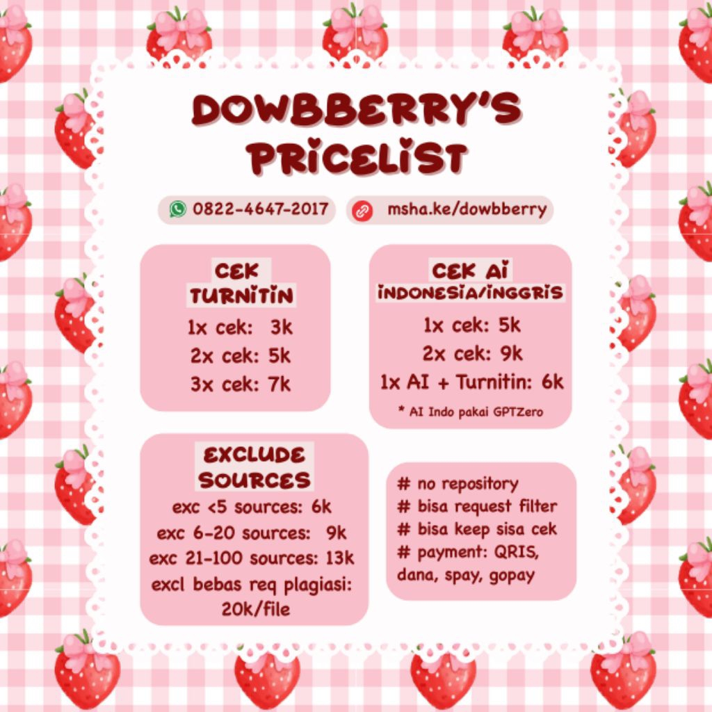 CEK PLAGIASI TURNITIN