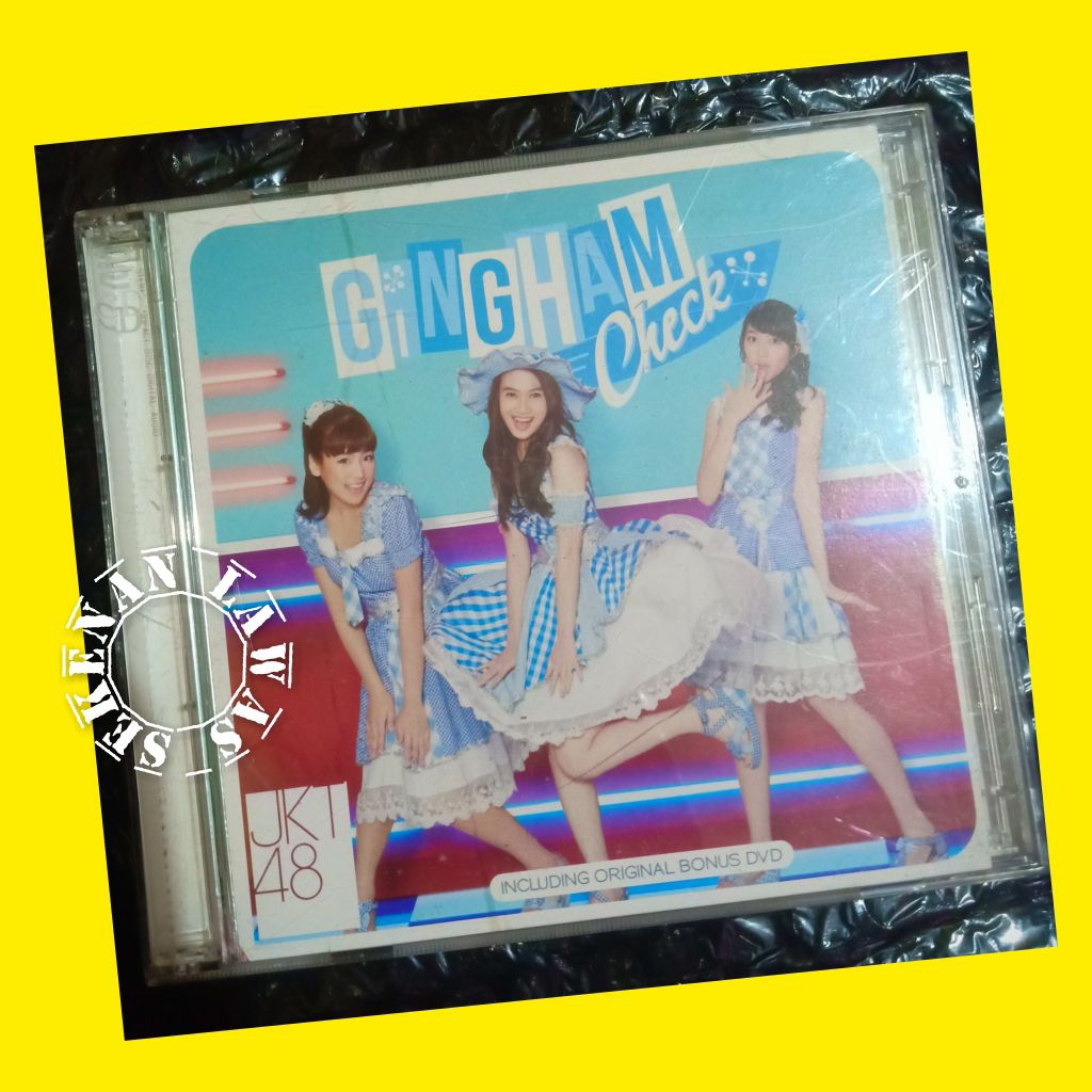 CD JKT 48 - Gingham Check (Hanya CD Tanpa DVD) / Mulus