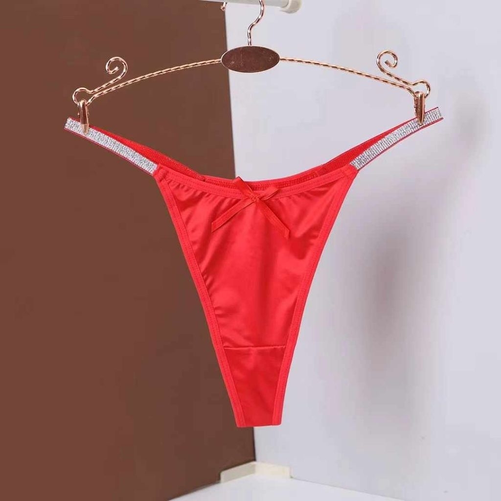 Celana Dalam Wanita Sexy Thong satin Premium, halus stretch nyaman (996)