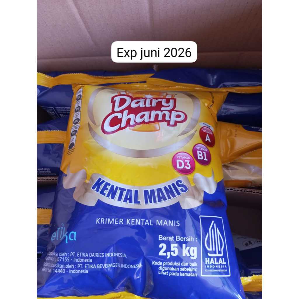 

SKM Susu kental Manis Dairy Champ 2.5kg Termurah