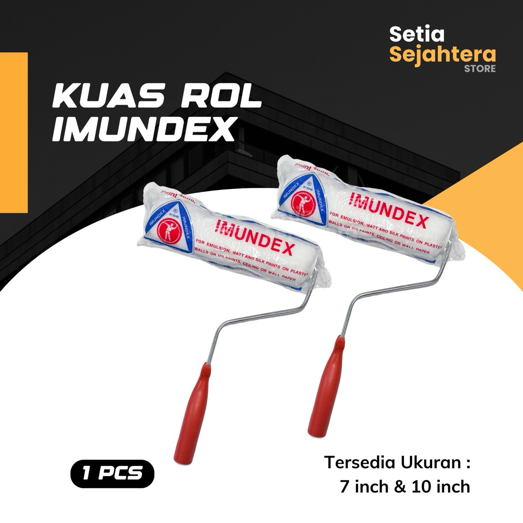 IMUNDEX Kuas Rol Cat Tembok Dinding Besar 7 10 inch Paint Roller Brush - 1 pcs