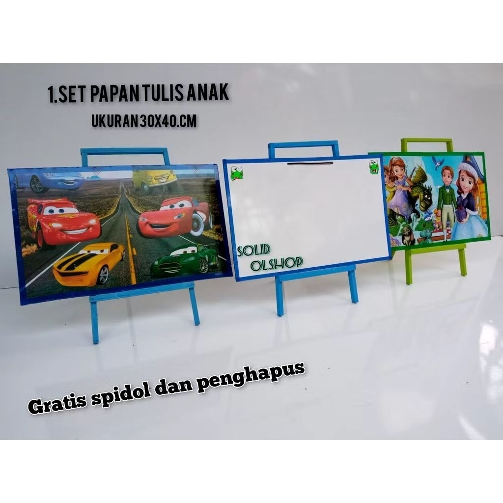 

papan tulis belajar anak, papan tulis white board gratis spidol dan penghapus, papan tulis belajar