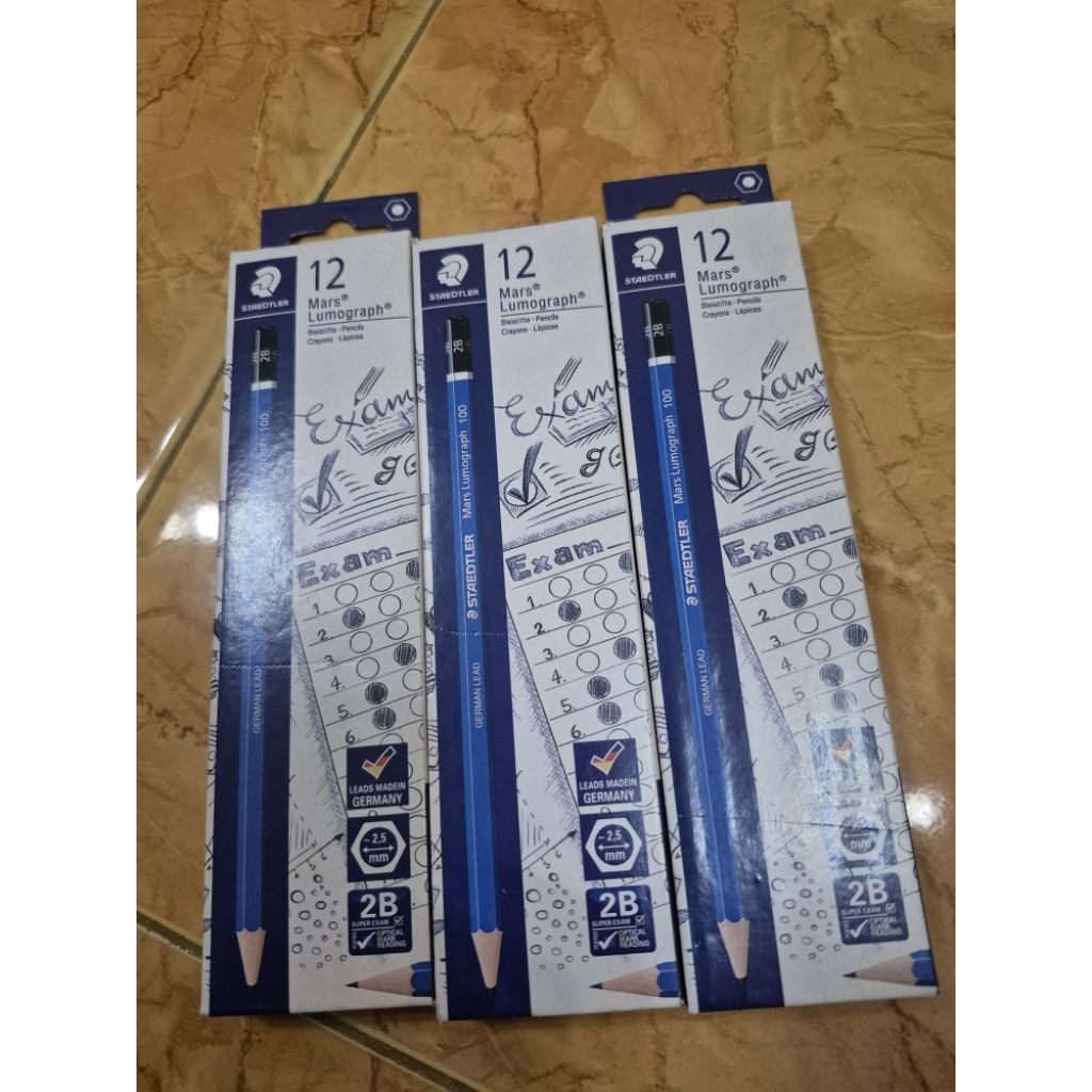 

pensil staedler 2b 1 pack isi 12pcs