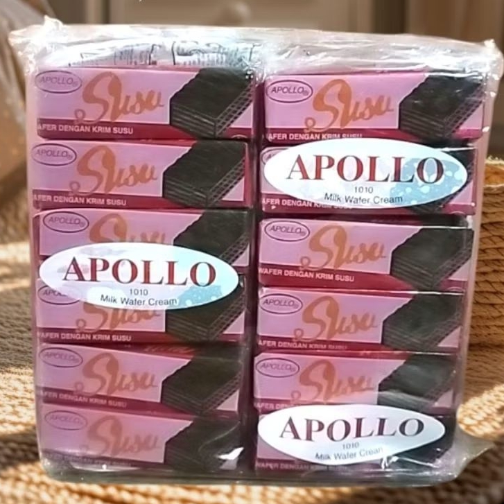 

Apollo Wafer Susu Coklat Isi 48 picis