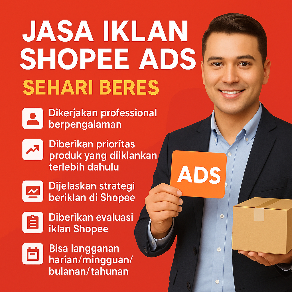 Jasa Iklan Harian Iklan Shopee Ads Profesional