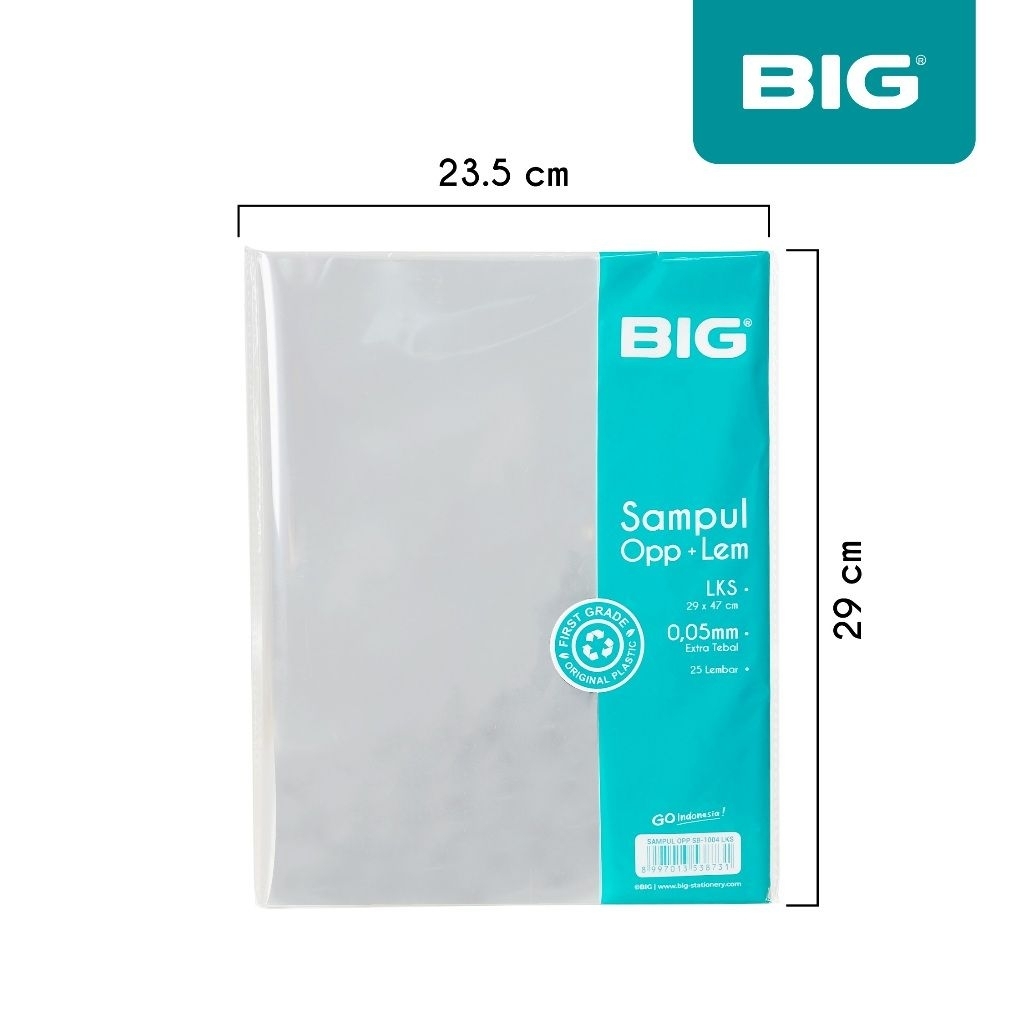 

SAMPUL PLASTIK BIG LKS LEM ISI 25 / SAMPUL BUKU LKS