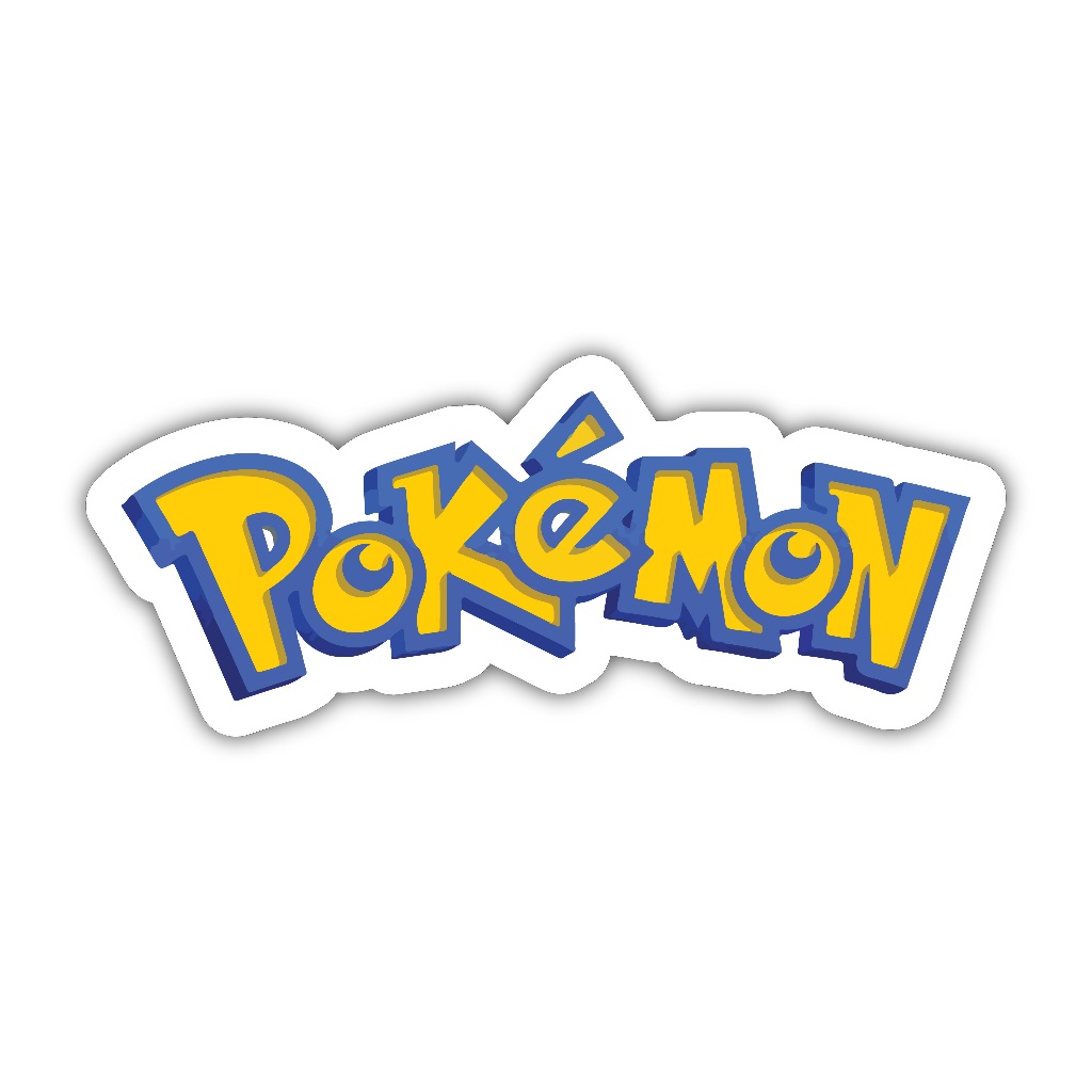 

ZV113 sticker pokemon karakter kartun anime aesthetic, stiker vinyl satuan