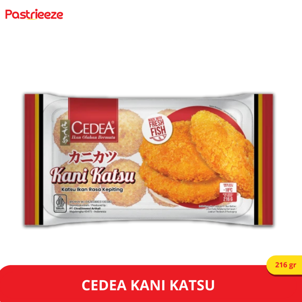 

CEDEA KANI KATSU 216 GR - KATSU IKAN RASA KEPITING / Katsu