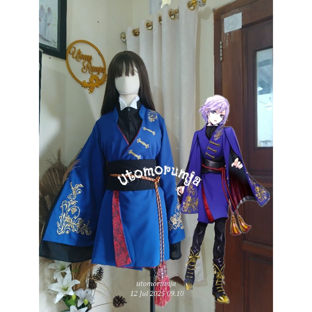 utomorumja Twisted Cosplay Wonderland rook Cosplay pomfiore epel kostum Kimono
