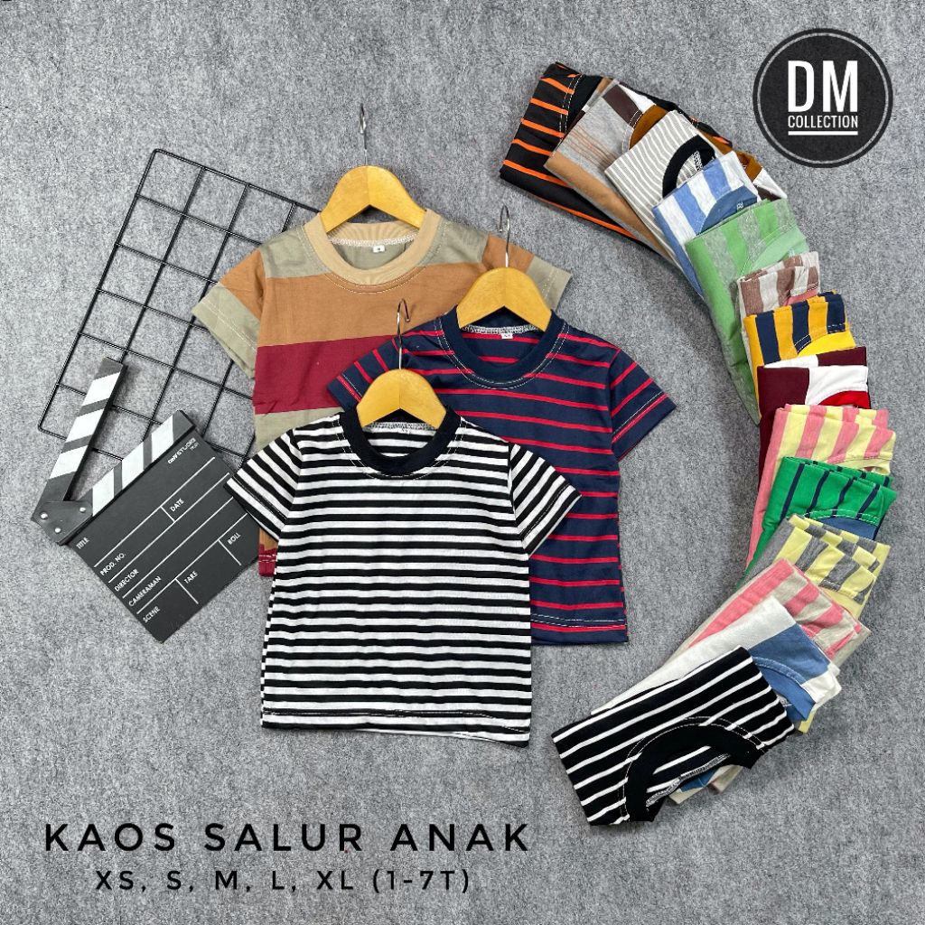 KAOS SALUR ANAK - kaos salur anak laki-laki 1-7 thn termurah