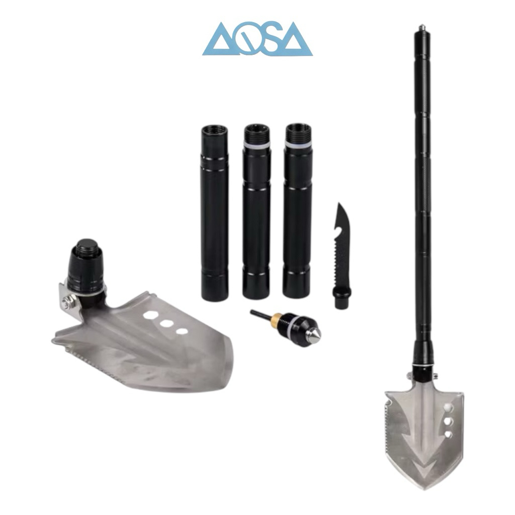 YUANTOSE sekop lipat portabel carbon steel / sekop camping  multifungsi profesional tactical 75cm