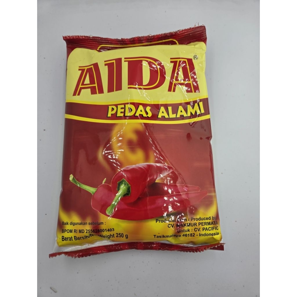 

Cabe Bubuk Pedas Aida 250 g Asli Alami