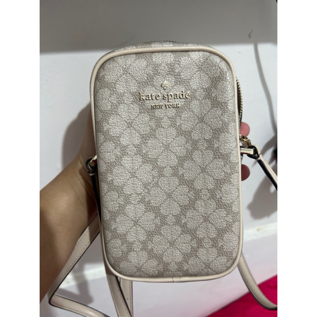 kate spade sling bag / phone bag kate spade / Kate Spade Spade Flower North South Zip Phone Crossbod