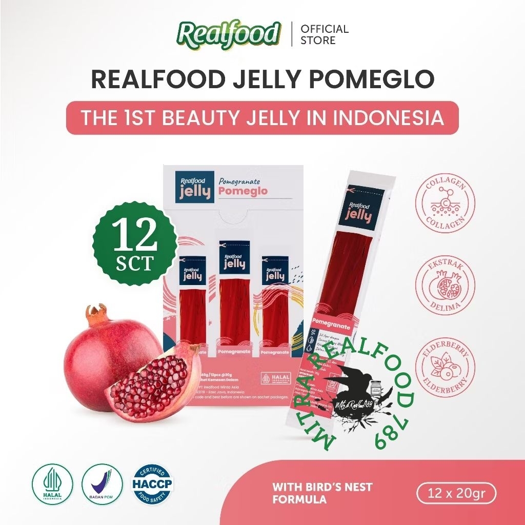 

Realfood Jelly Flawless Formulasi Buah Dan Sarang Burung Walet + Kolagen ( 12 Pcs )