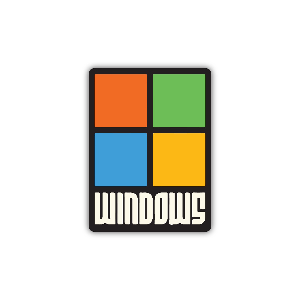 

ZV151 sticker windows karakter kartun anime aesthetic, stiker vinyl satuan