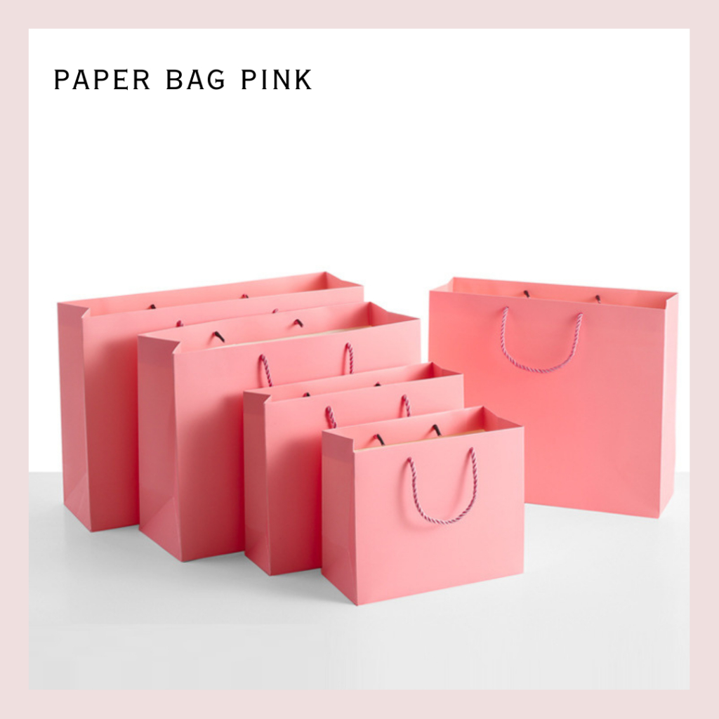 

Paper Bag Pink Kantong Kado Bingkisan Hadiah Goodie Bag Paperbag