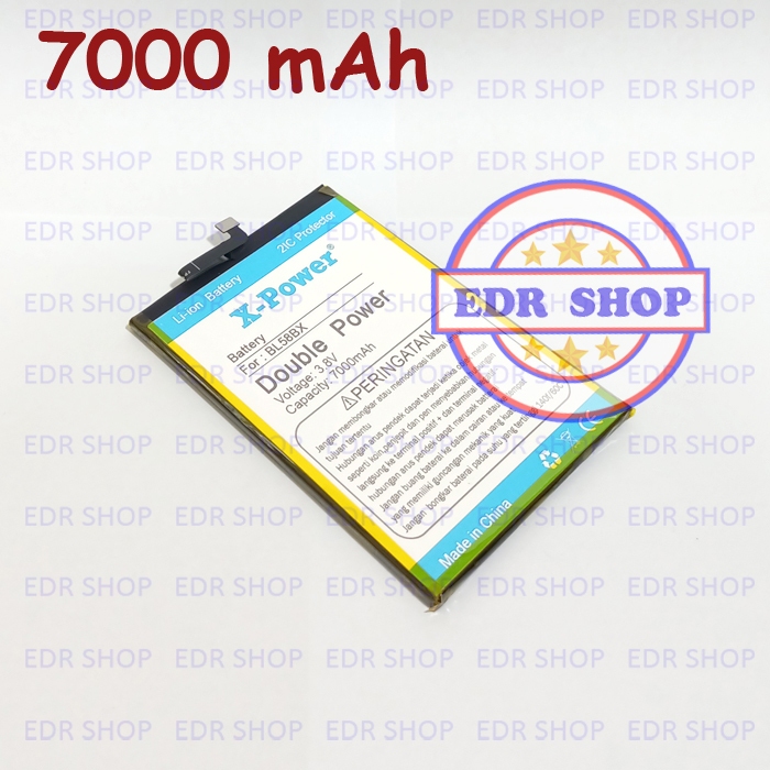Batre Infinix Hot 9 Play X680 BL58BX Batu Baterai Battery Tanam Double Power