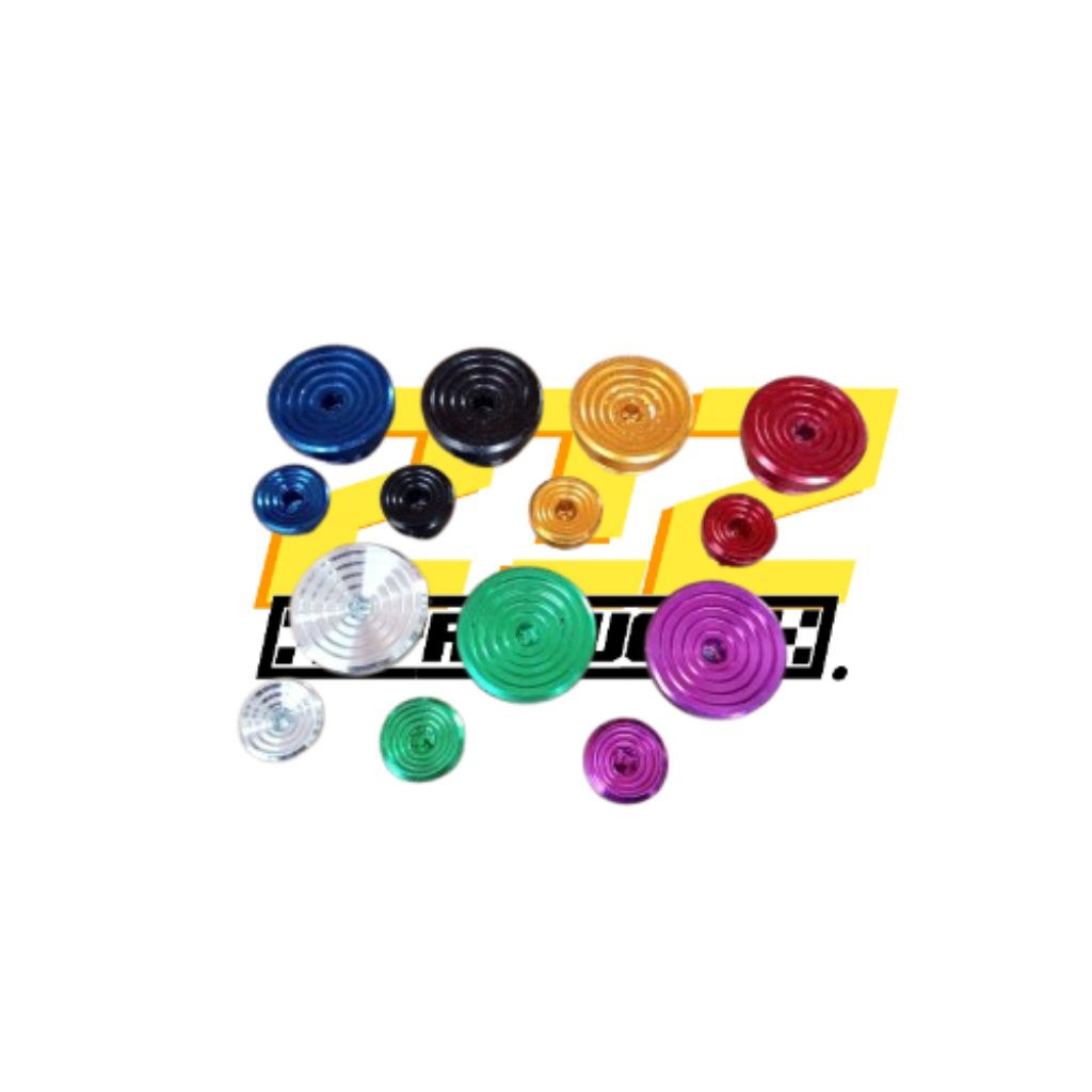 tutup koin magnet herex tiger gl megapro cnc warna