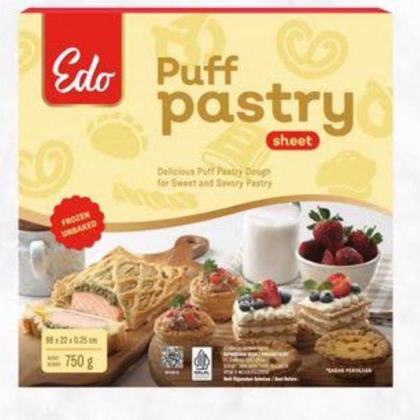 

Edo Puff Pastry Sheet 750gr