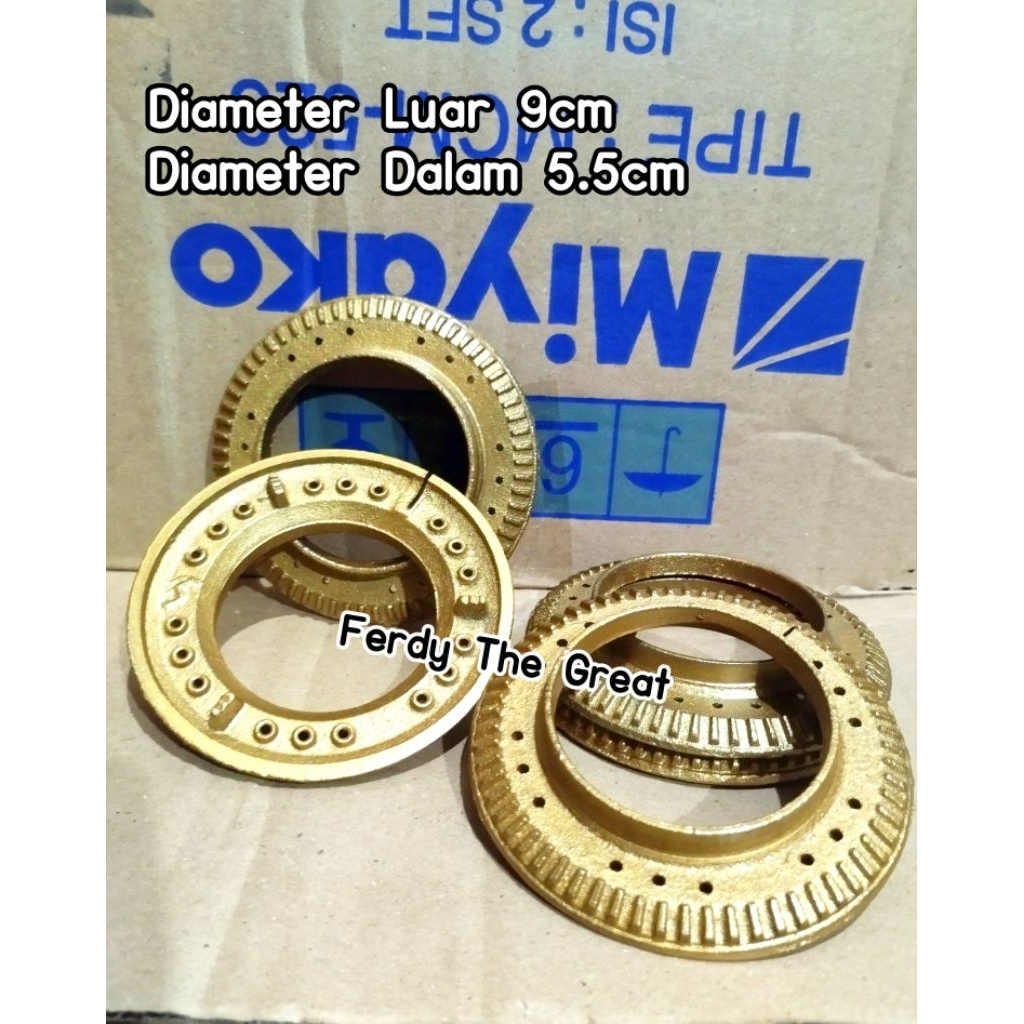 Burner kompor Hock MG 100 / kuningan kompor / mata kompor / Burner kompor kuningan