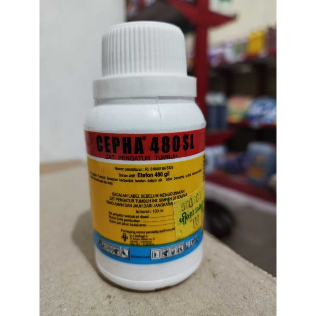 

CEPHA 480 SL 100 ML bahan aktif: etefon 480 g/l