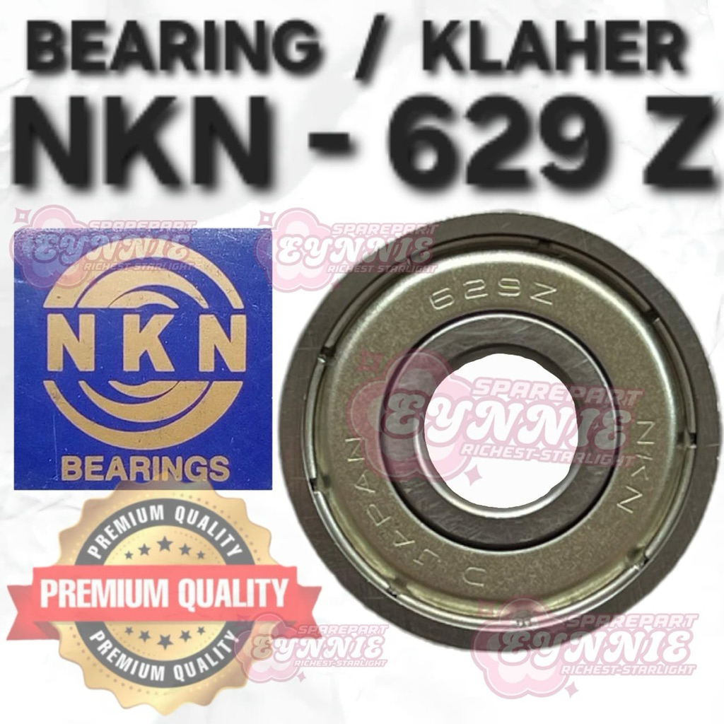 BEARING 629 LAHER KLAHER BODI BESI BODY BESI 629 Z 629Z NKN ORIGINAL