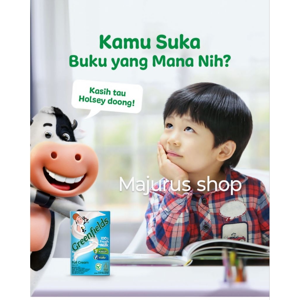 

CARGO-Greenfields Susu UHT 105ml 1 Dus Isi 40pcs | Full Cream, Coklat, Strawberry | Bisa Mix Rasa