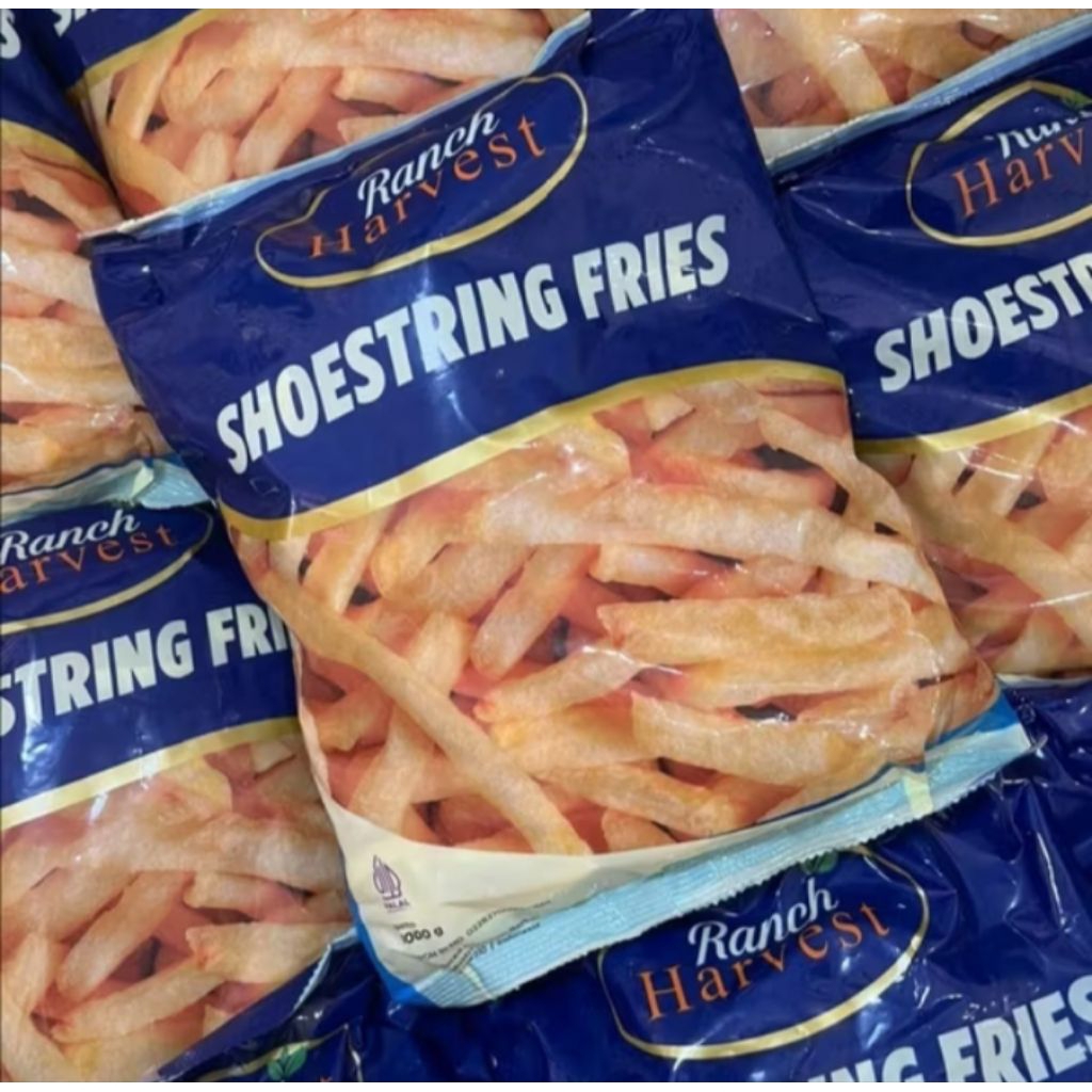 

Ranch Harvest Shoestring French Fries 1 kg / Kentang Shoestring 1000gr