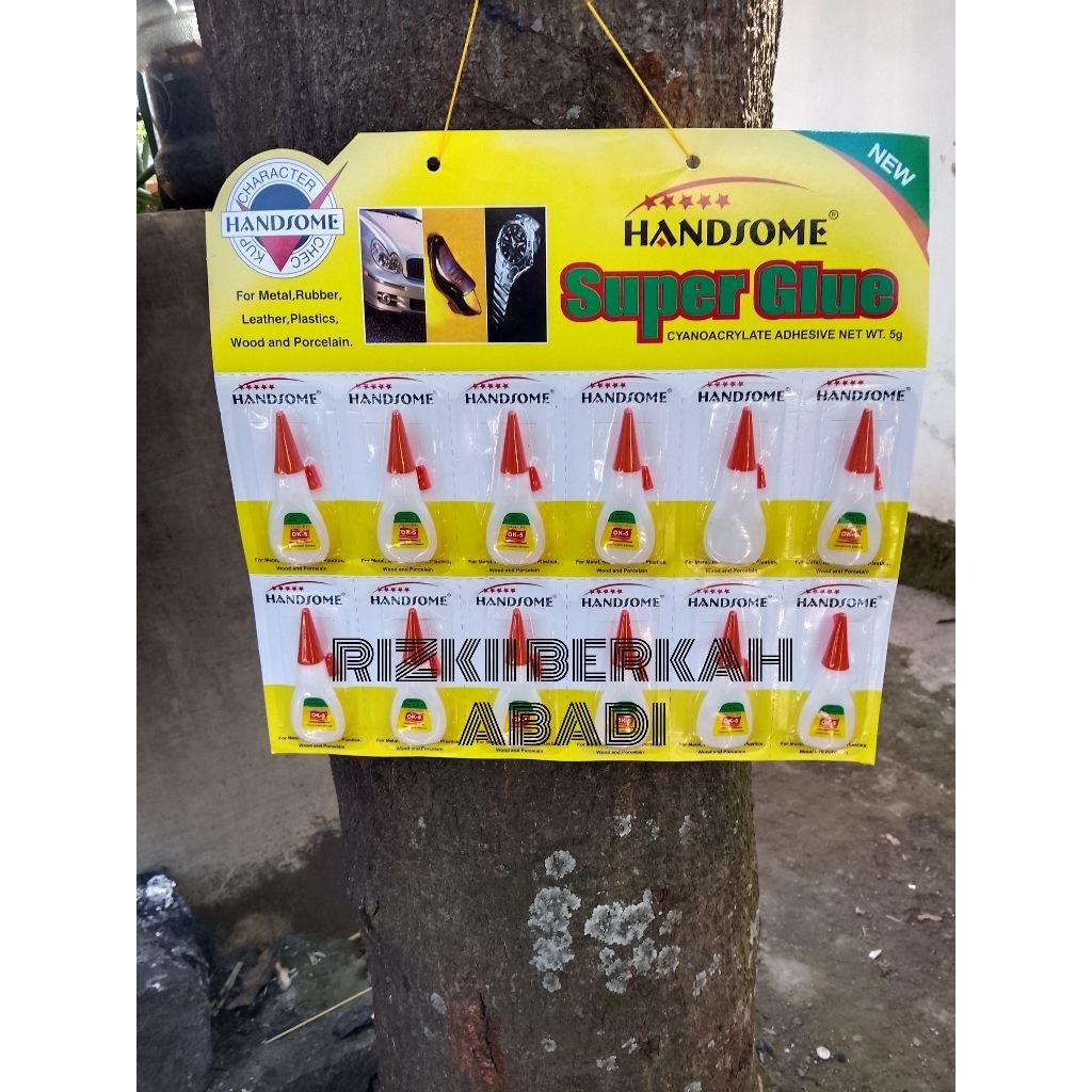 

Lem superglue HANDSOME isi 12 pcs