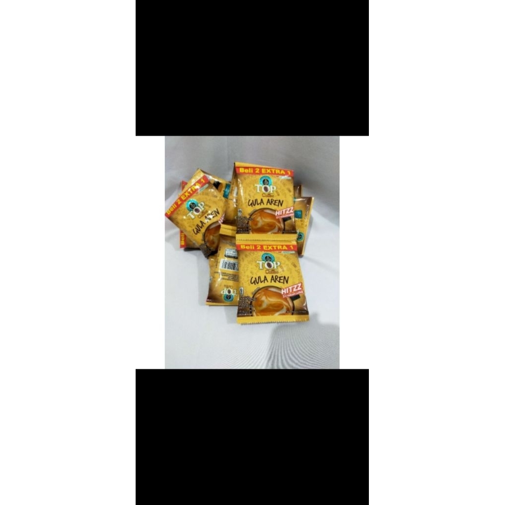 

Top Gula Aren kopi 3in1 1 renteng isi 15 Pcs