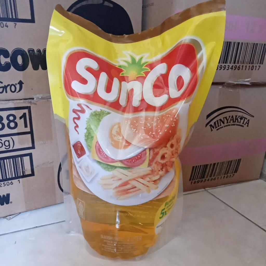 

Minyak Sunco 2 liter kemasan pouch