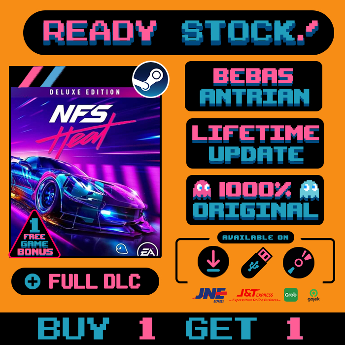 NEED FOR SPEED HEAT / NFS HEAT DELUXE EDITION ORIGINAL