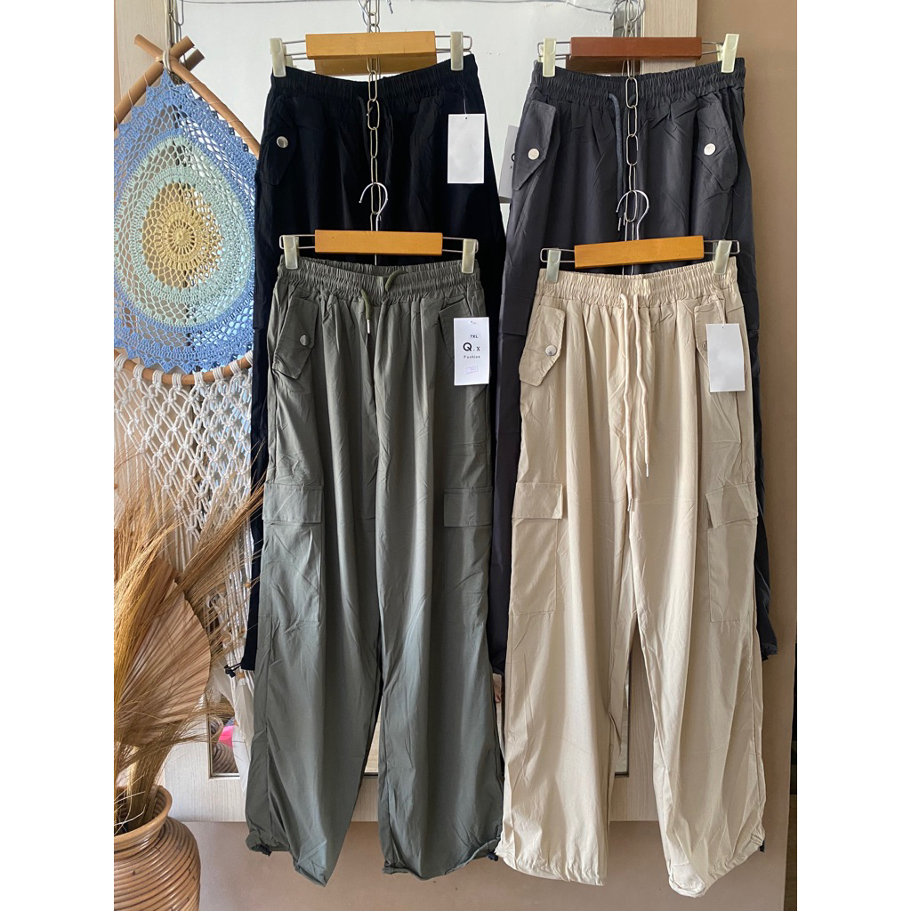 CELANA IMPORT CARGO WANITA JUMBO 3xl-7xl