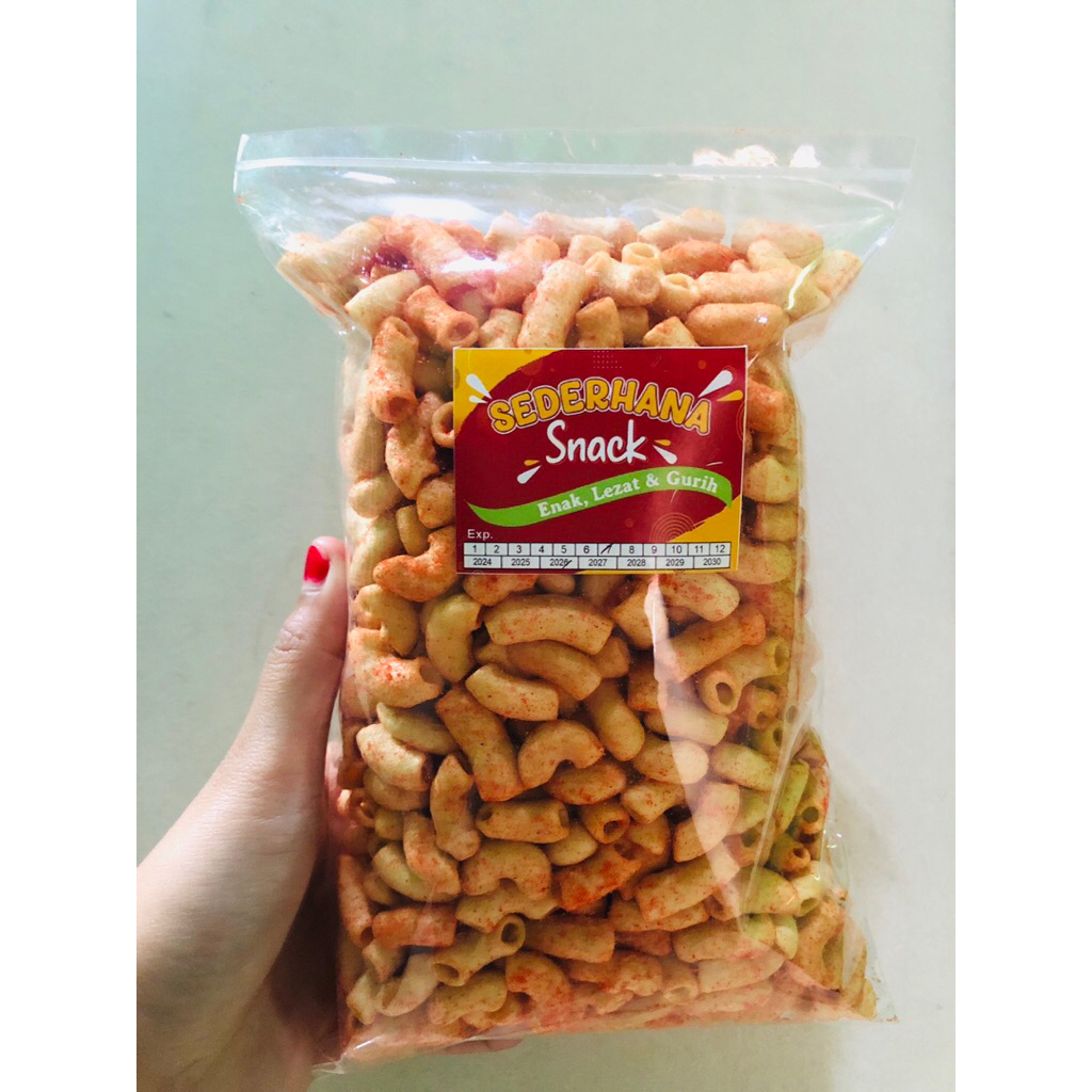 

Makroni kecil rasa balado/makanan kering/cemilan enak gurih renyah