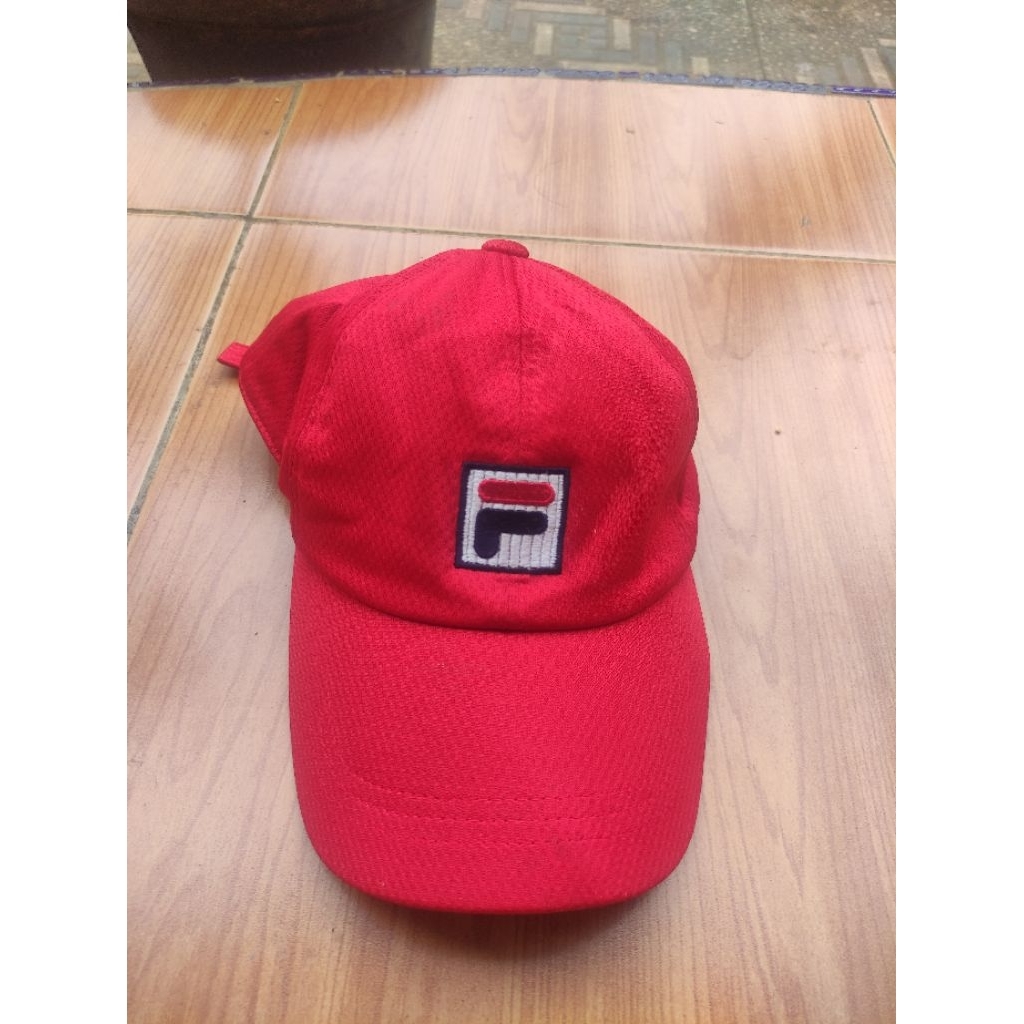 TOPI FILLA Original / Second Branded / preloved / secondhand / Used / Dalbo / thrift full tag