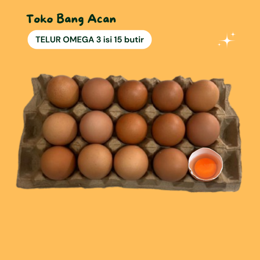 

Telur Omega 3 Telur Ayam Omega isi 15