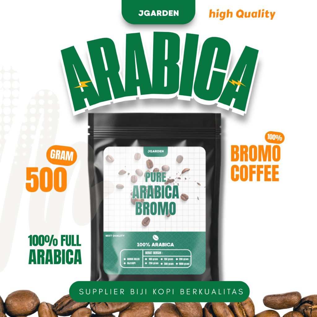 

Kopi 100% Arabika Bromo Premium 500gram