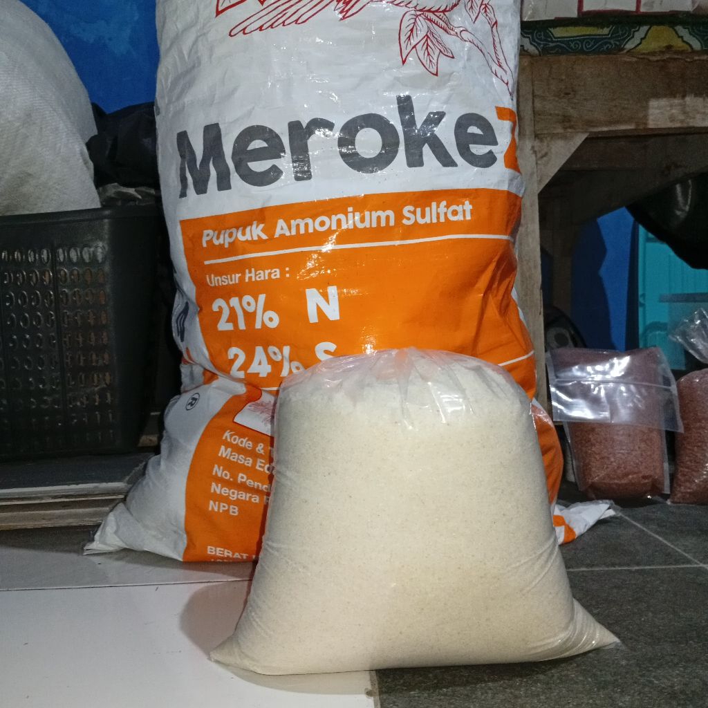 repack pupuk meroke za 5 kg