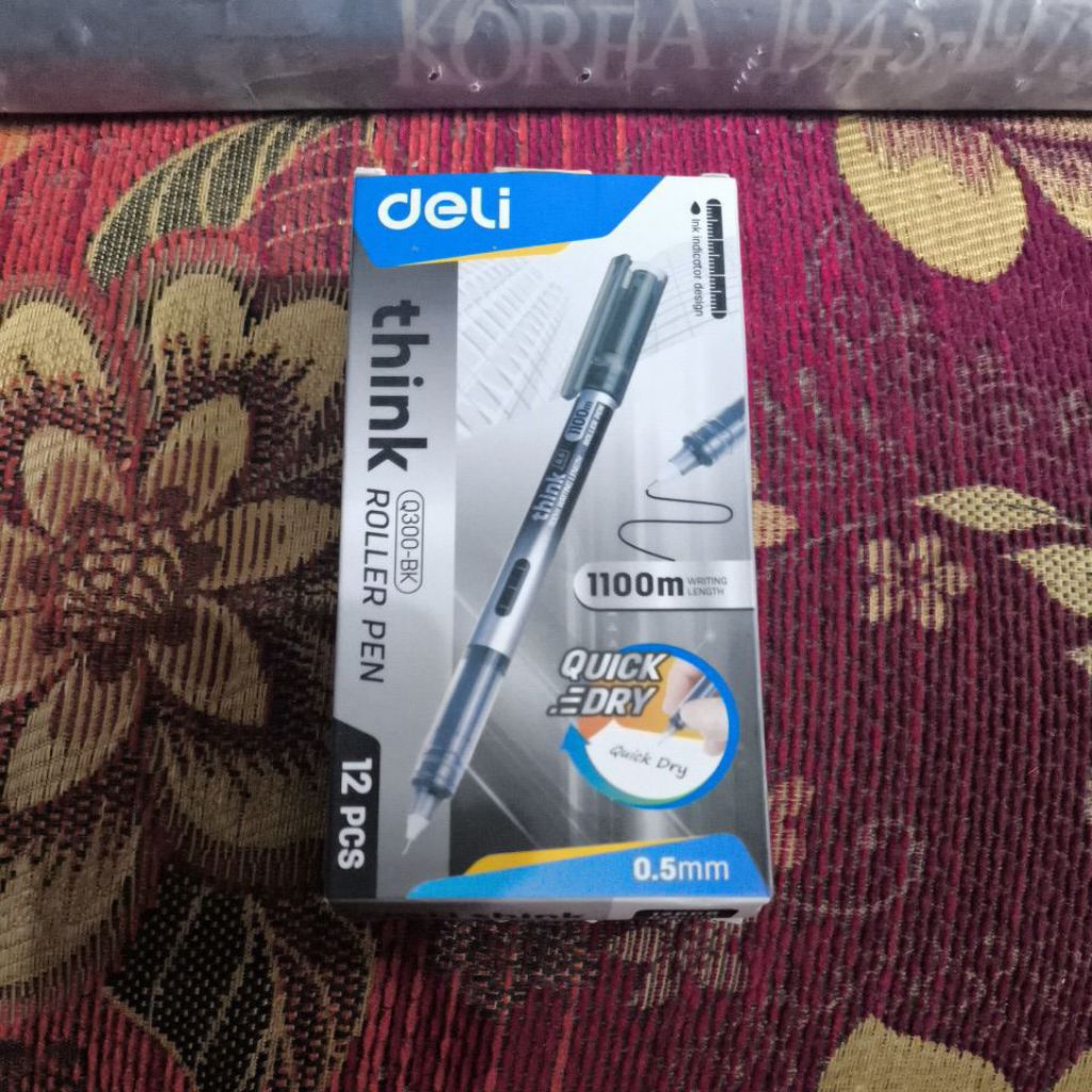 

DELI THINK Q300-BK ROLLER PEN 0.5 MM QUICK DRY (1 PAK)