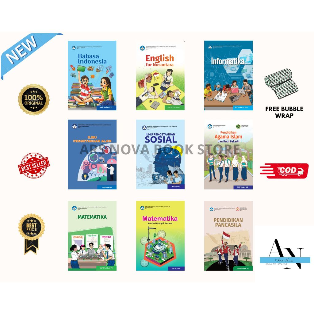 BUKU PAKET KELAS 8 SMP LENGKAP KURIKULUM MERDEKA - DIKNAS
